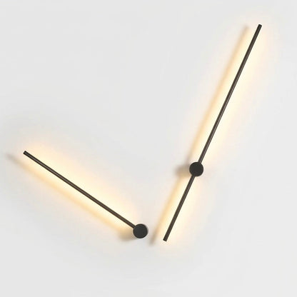 Modern Minimalist Linear LED Wall Light | Iron & Acrylic | 3000K Warm White | 60–120 cm