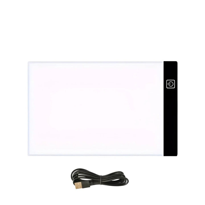 A4 LED Tracing Light Box | Three-Level Dimmable Brightness | Flicker-Free, USB-Powered, Slim Portable Design for Art