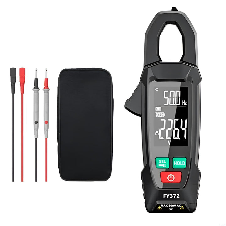 AC DC Clamp Meter | True RMS Auto-Ranging with NCV Detection | 600V Voltage &amp; 200A Current Tester with Continuity