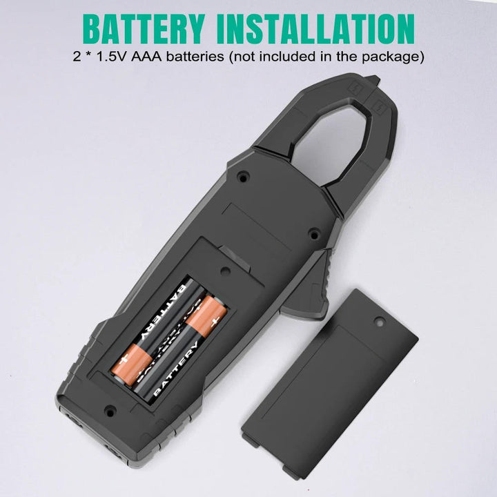 AC DC Clamp Meter | True RMS Auto-Ranging with NCV Detection | 600V Voltage &amp; 200A Current Tester with Continuity