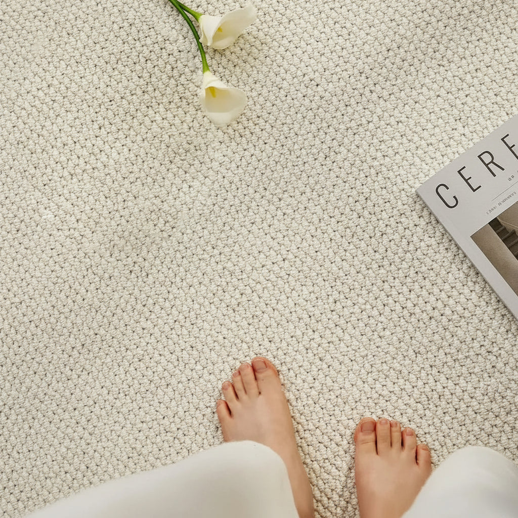 Absorbent Non-Slip Indoor Floor Mat | Textured Bathroom &amp; Entryway Mat