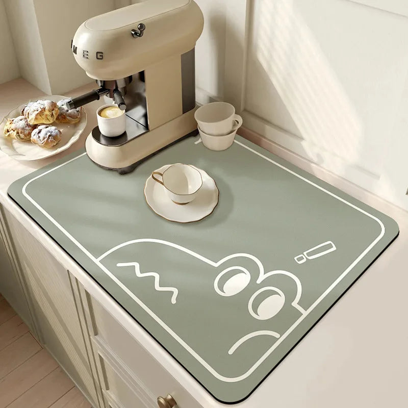 Absorbent Kitchen Mat, Non-slip Backing, Quick Drying 0