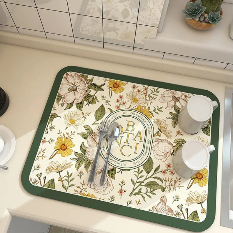 Absorbent Kitchen Mat, Non-slip Backing, Quick Drying 5