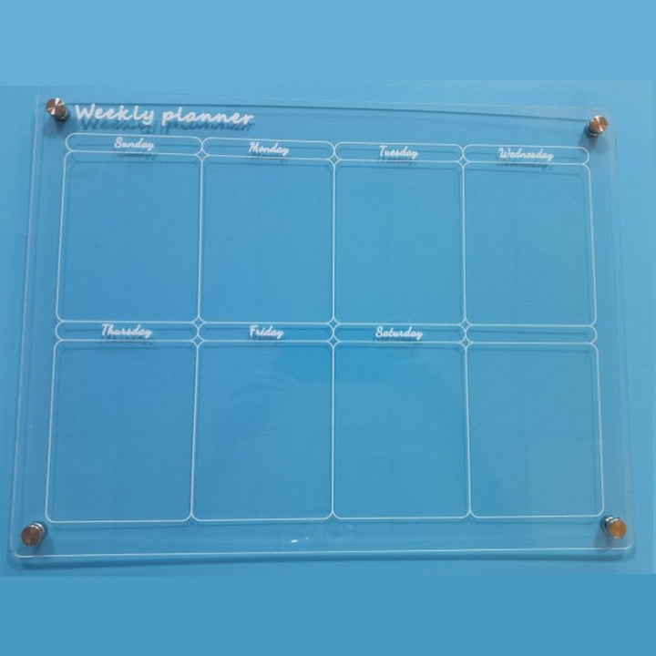 Acrylic Magnetic Fridge Calendar 2