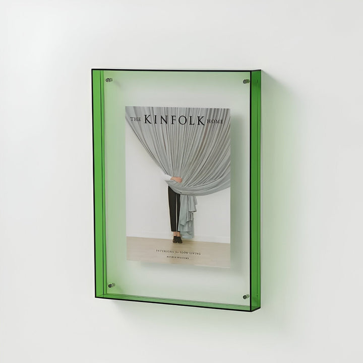 Acrylic picture frame with floating effect – clear, modern, 5 sizes 5