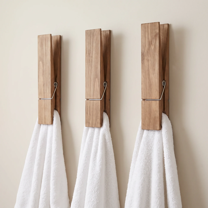 Adhesive Towel Clip Wall Hanger No Drill Towel Holder 1