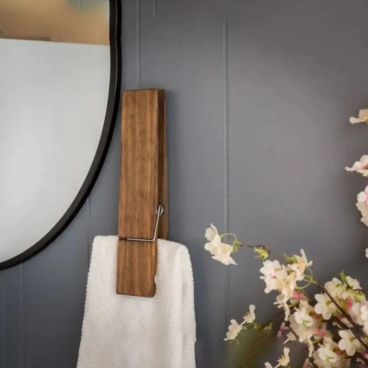 Adhesive Towel Clip Wall Hanger No Drill Towel Holder 3