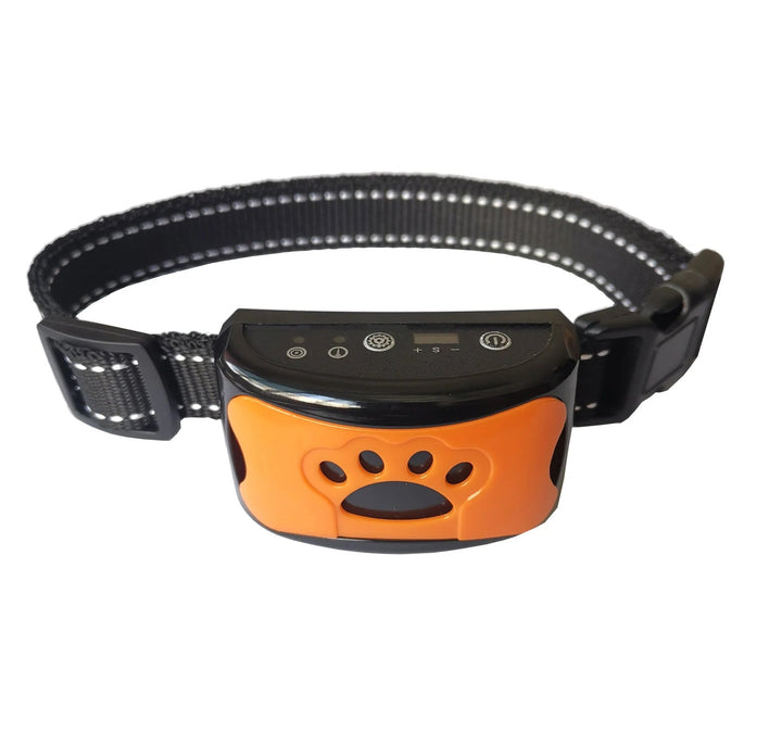 Adjustable Anti-Bark Dog Collar Rechargeable No Shock Training