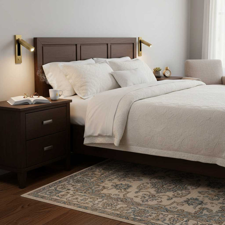 Adjustable LED Bedside Wall Light | 2W 160lm | Dimmable | 3000K/4000K/6000K | 4 Finishes | IP20