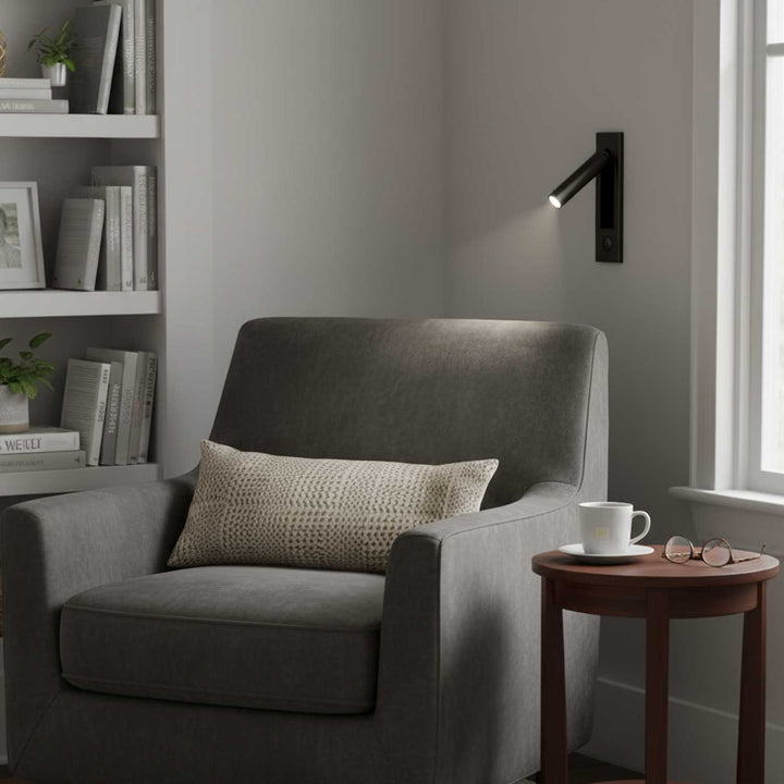 Adjustable LED Bedside Wall Light | 2W 160lm | Dimmable | 3000K/4000K/6000K | 4 Finishes | IP20