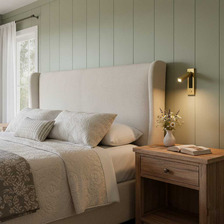 Adjustable LED Bedside Wall Light | 2W 160lm | Dimmable | 3000K/4000K/6000K | 4 Finishes | IP20