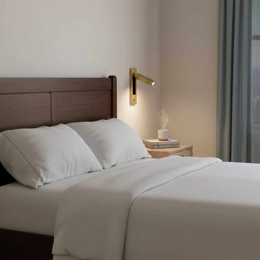 Adjustable LED Bedside Wall Light | 2W 160lm | Dimmable | 3000K/4000K/6000K | 4 Finishes | IP20