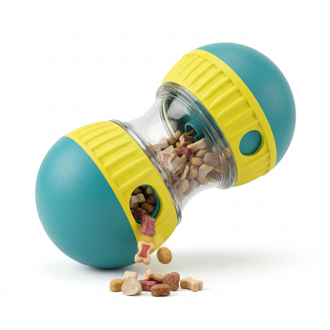 Adjustable Treat Dispensing Dog Toy Rolling Puzzle Feeder