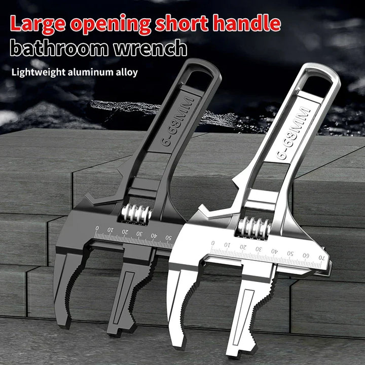 Adjustable Universal Wrench Large Opening Quick-Adjust