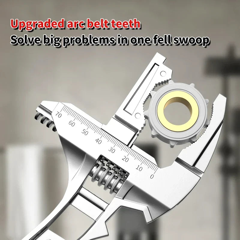 Adjustable Universal Wrench Large Opening Quick-Adjust