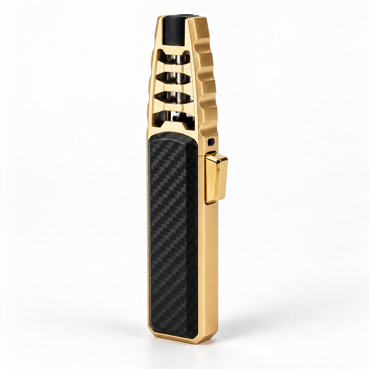 Adjustable Flame Torch Lighter Refillable Windproof Butane 2