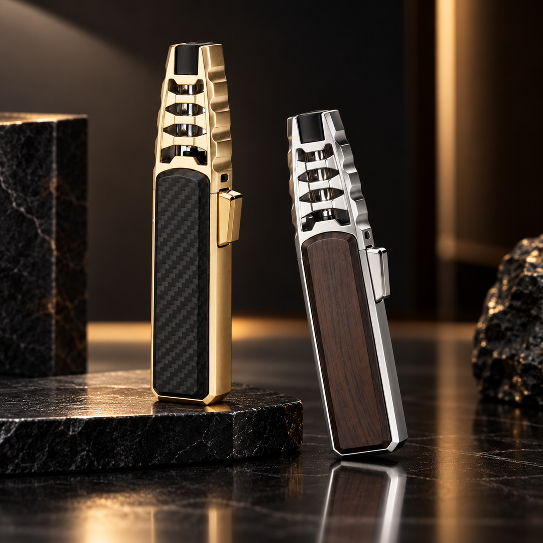 Adjustable Flame Torch Lighter Refillable Windproof Butane 1