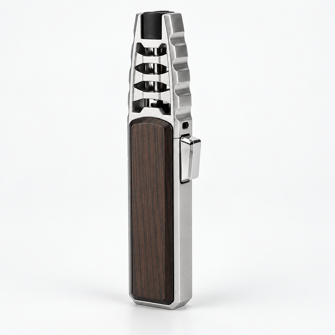 Adjustable Flame Torch Lighter Refillable Windproof Butane 3