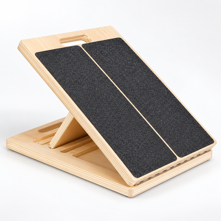 Adjustable Incline Board Foldable Wooden Portable with 5 Angle Positions 3