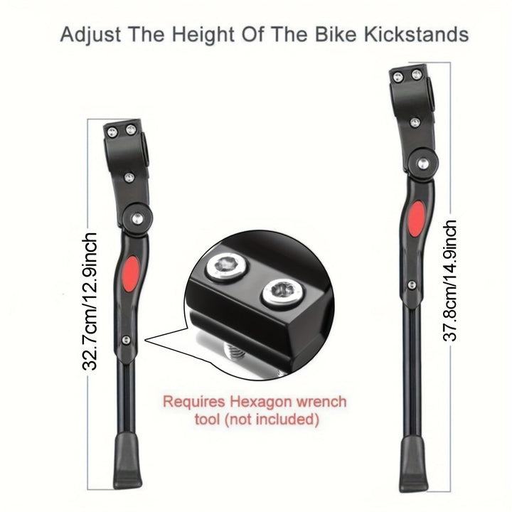 Adjustable bicycle stand 32.7-37.8 cm made of aluminum 5