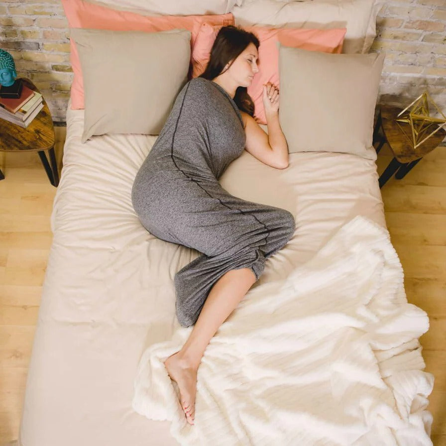 Adult Swaddle Blanket | Full-Body Gentle Compression Wrap | Breathable Design Supports Relaxation and Restful Sleep