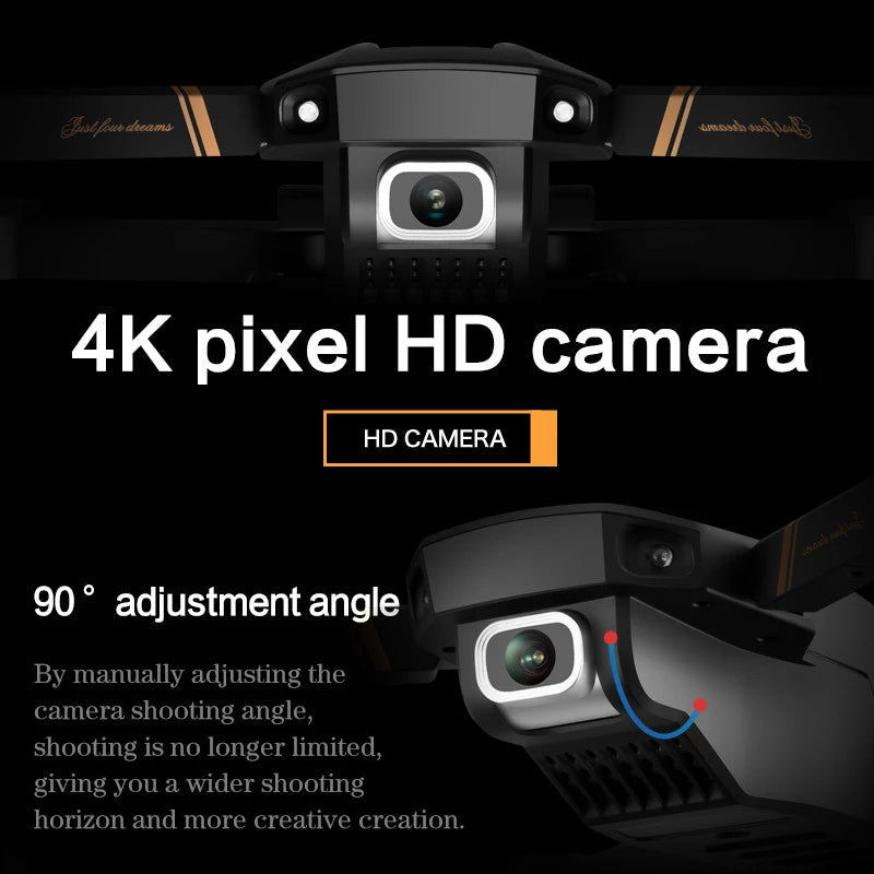 Aerial Vision | WIFI FPV Drone with Dual 4K Camera & Foldable Design | Compact Quadcopter for Stunning Aerial Photography 2