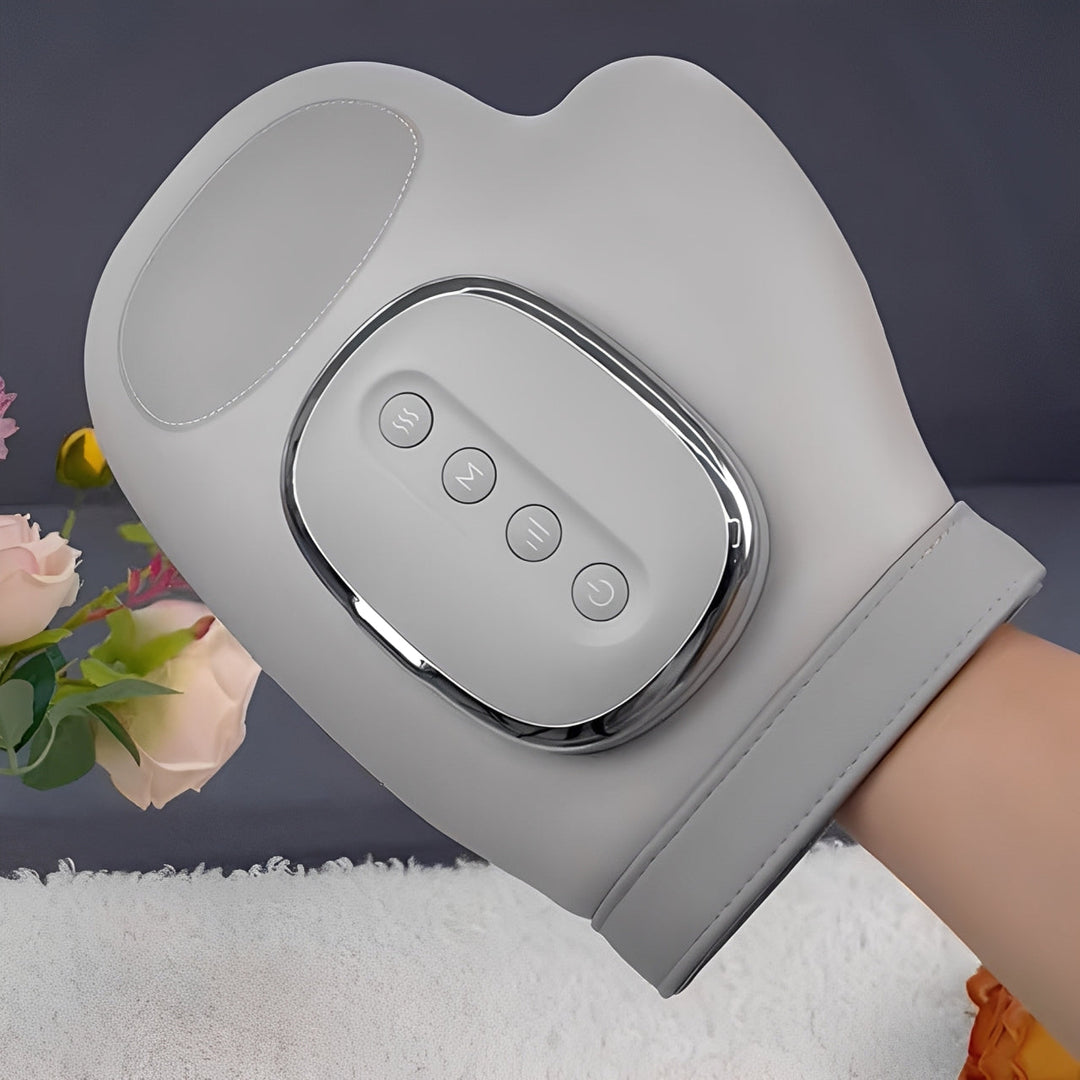 Air Compression Hand Massager | Heat Function | 3 Modes &amp; 5 Intensity Levels | 2000mAh Rechargeable