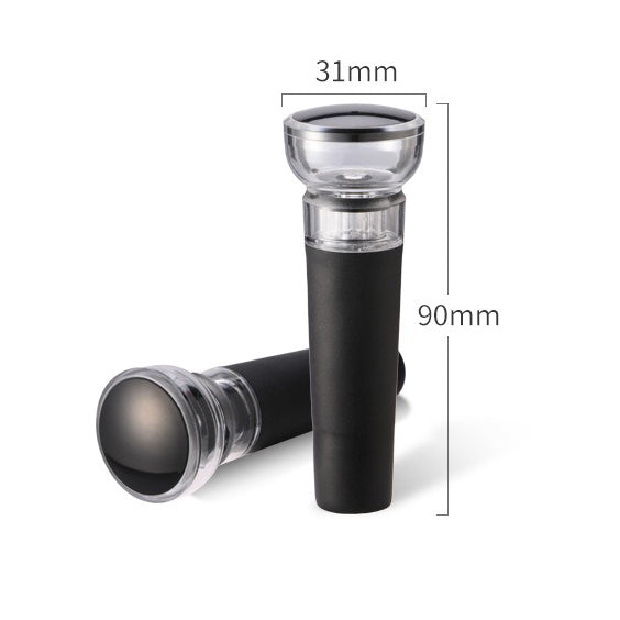 Air Pressure Wine Bottle Opener with Foil Cutter | Needle Pump Removes Cork Without Damage | Ergonomic Grip Handle