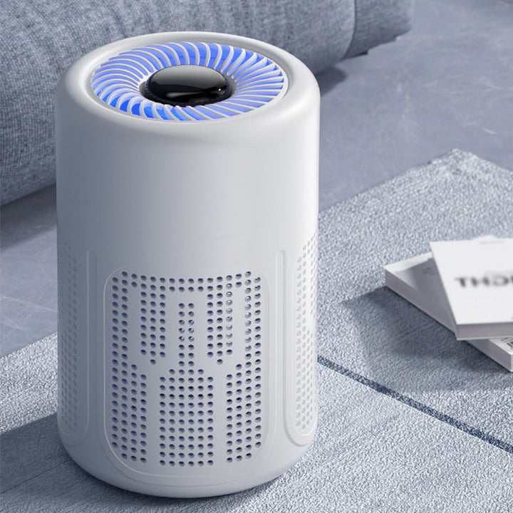 Air Purifier | Whisper-Quiet Operation for Rooms up to 50 m² | USB Powered, Filters Dust, Pollen &amp; Allergens for Cleaner Air