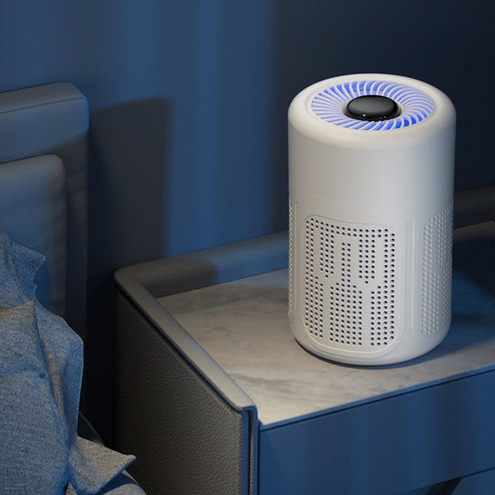 Air Purifier | Whisper-Quiet Operation for Rooms up to 50 m² | USB Powered, Filters Dust, Pollen &amp; Allergens for Cleaner Air