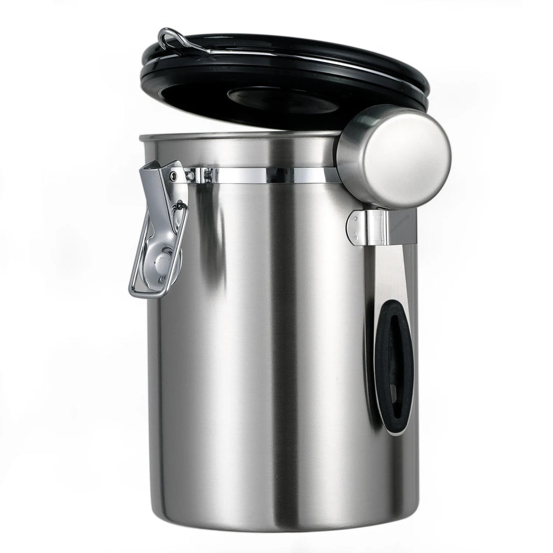 Airtight Coffee Container CO2 Valve Storage Canister with Scoop 1