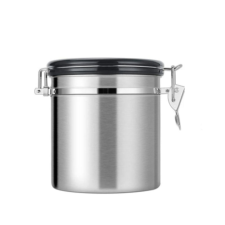 Airtight Coffee Container CO2 Valve Storage Canister with Scoop 12