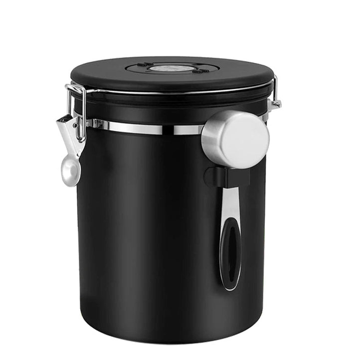 Airtight Coffee Container CO2 Valve Storage Canister with Scoop 9