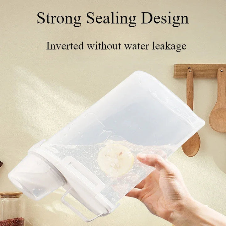 Airtight Grain Storage Container | 2.5L Rice, Cereal &amp; Flour Dispenser with Measuring Cup 5