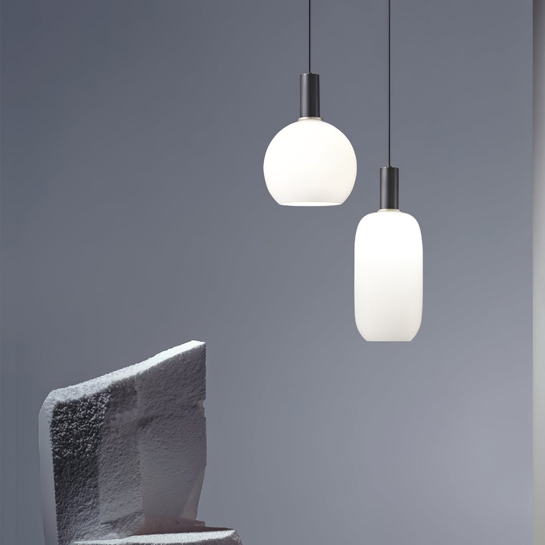 Glass Pendant Ceiling Light E27 Fitting Adjustable Cord 9
