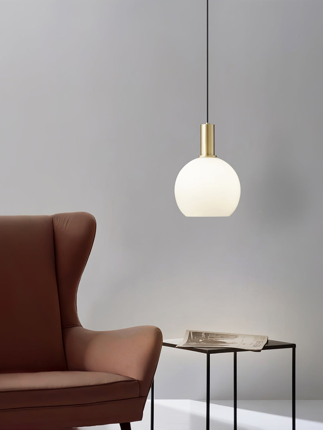 Glass Pendant Ceiling Light E27 Fitting Adjustable Cord 19