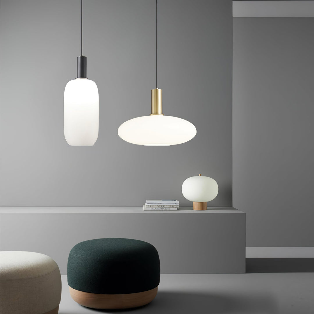 Glass Pendant Ceiling Light E27 Fitting Adjustable Cord 6