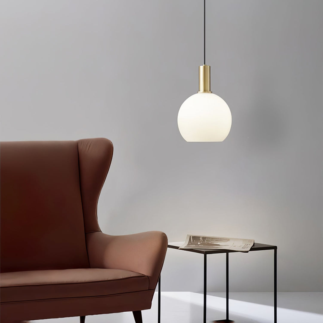 Glass Pendant Ceiling Light E27 Fitting Adjustable Cord 5