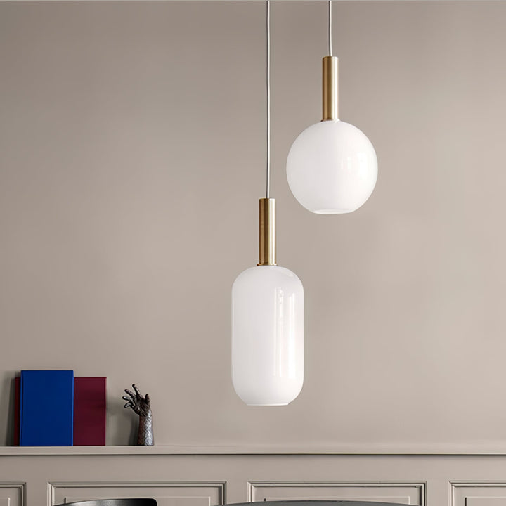 Glass Pendant Ceiling Light E27 Fitting Adjustable Cord 35