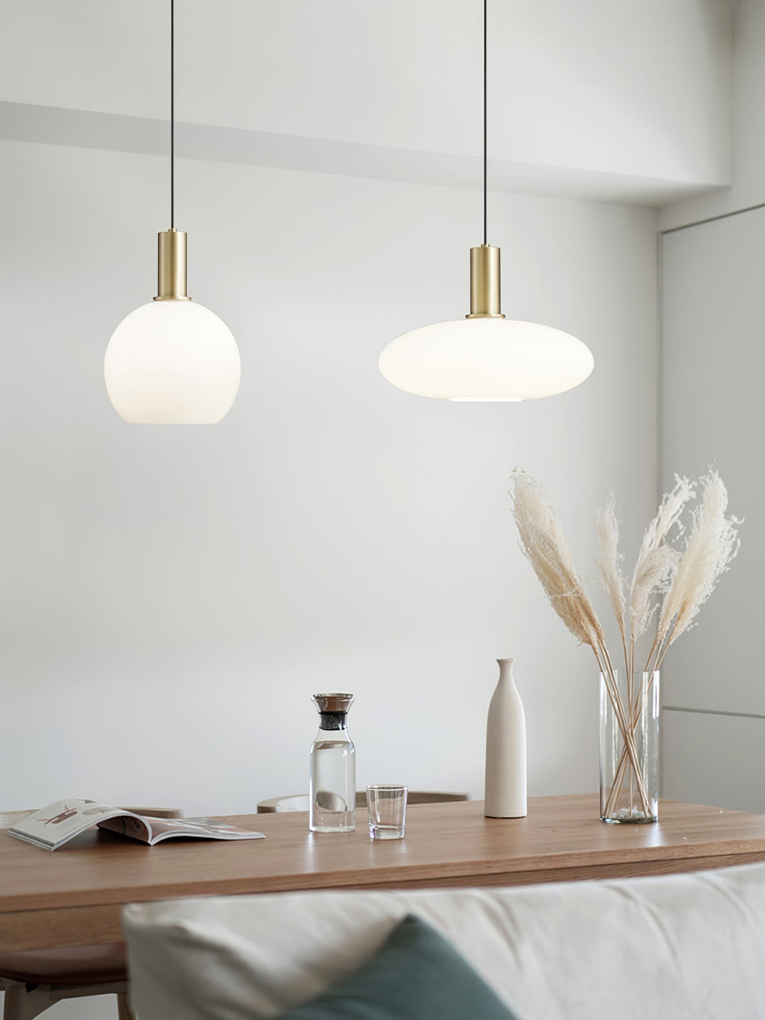 Glass Pendant Ceiling Light E27 Fitting Adjustable Cord 38