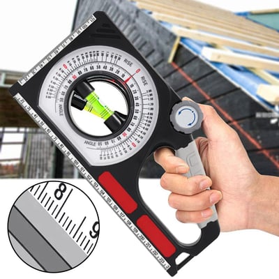 Angle Measurement Tool ABS Plastic 25 x 12.5 x 2.5 cm | Mechanical, No Batteries | ±1 Degree Accuracy, -130 to 130 Degree Range