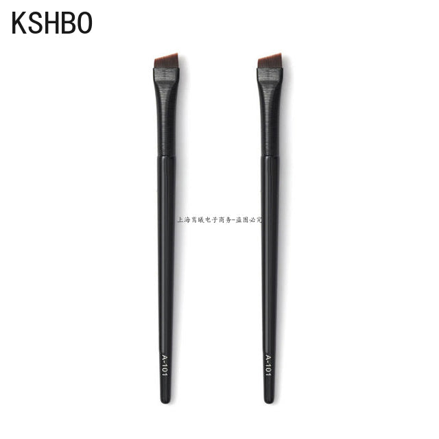 Angled Eyebrow Brush Set for Women | 2-Piece Synthetic Bristle Brushes | Precise Brows &amp; Clean Eyeliner Edges Daily