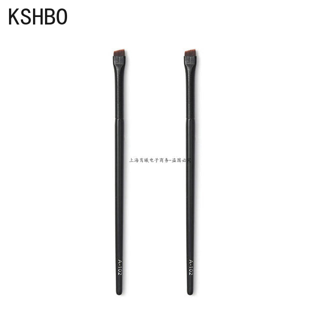 Angled Eyebrow Brush Set for Women | 2-Piece Synthetic Bristle Brushes | Precise Brows &amp; Clean Eyeliner Edges Daily