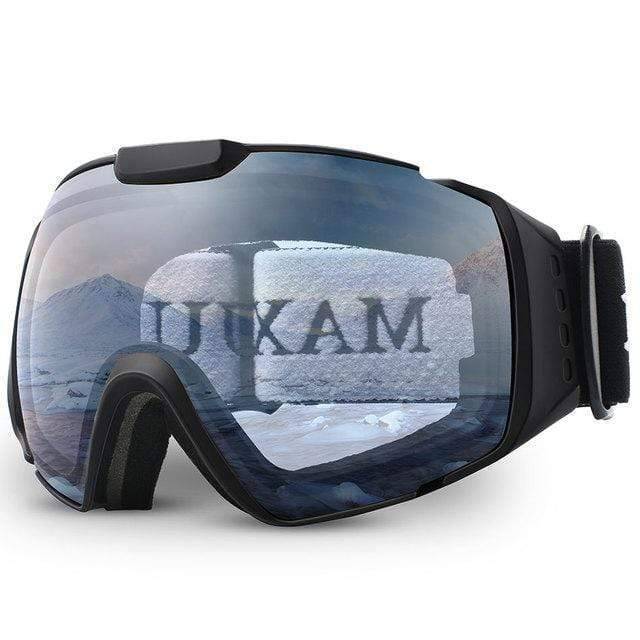 Anti-Fog Ski Goggles OTG Compatible | Spherical PC+UV Lens for Anti-Glare | Fits Helmets &amp; Prescription Glasses