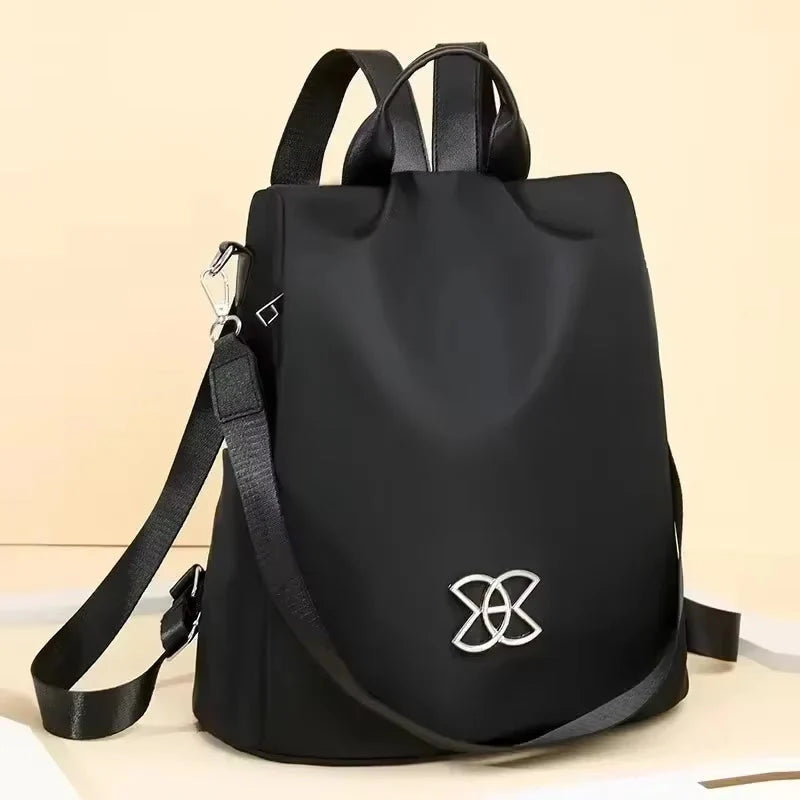 Anti-Theft Backpack | Large Capacity Water-Resistant Nylon Travel Bag