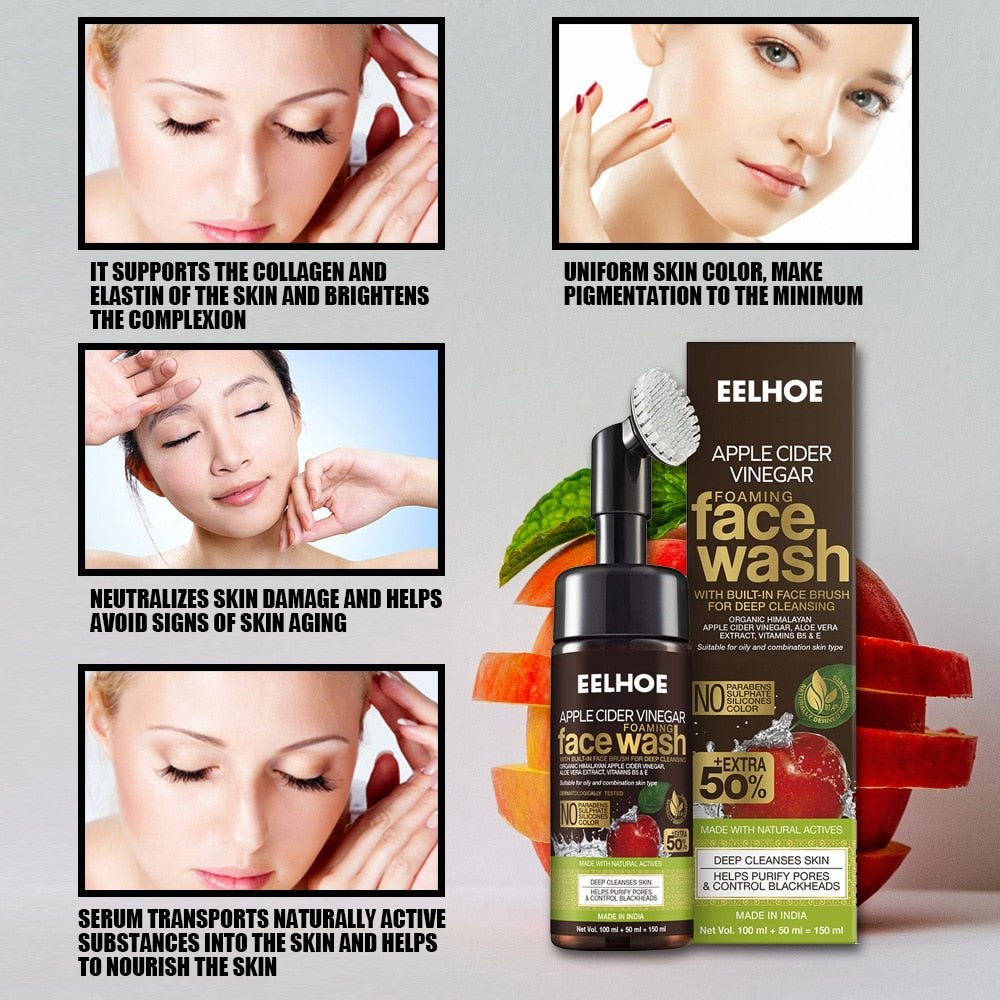 Apple Cider Vinegar Foam Face Wash 2