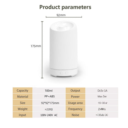 Aroma Series | Cool Mist Humidifier with Essential Oil Diffuser | Ultra-Quiet Operation for Relaxing Ambiance 4