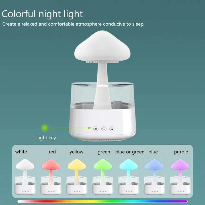 Aromatic Humidifier | Falling Rain Cap, Three Touch Keys