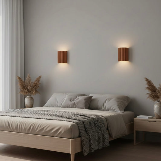 ArtisanGlow artistic resin wall sconce with elegant LED lighting