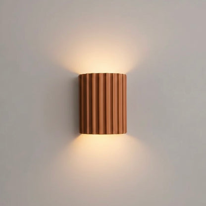 ArtisanGlow artistic resin wall sconce with elegant LED lighting